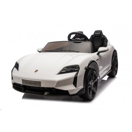 Vehicle Porsche Taycan Turbo S White