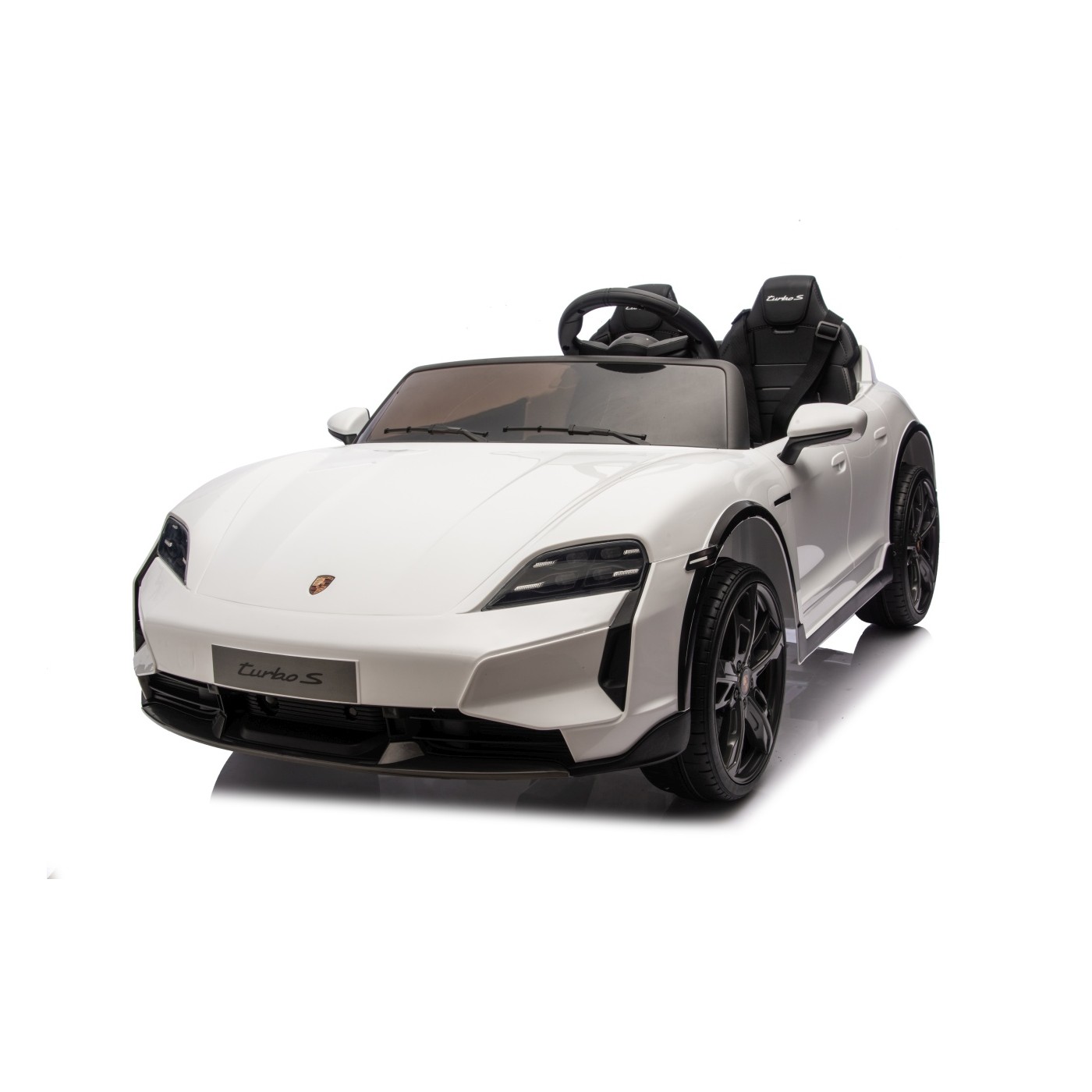 Vehicle Porsche Taycan Turbo S White