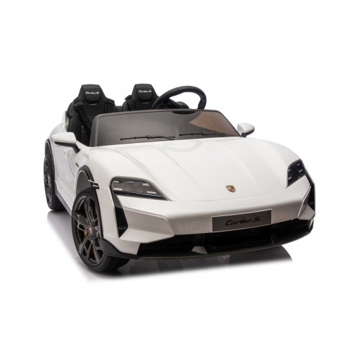 Vehicle Porsche Taycan Turbo S White