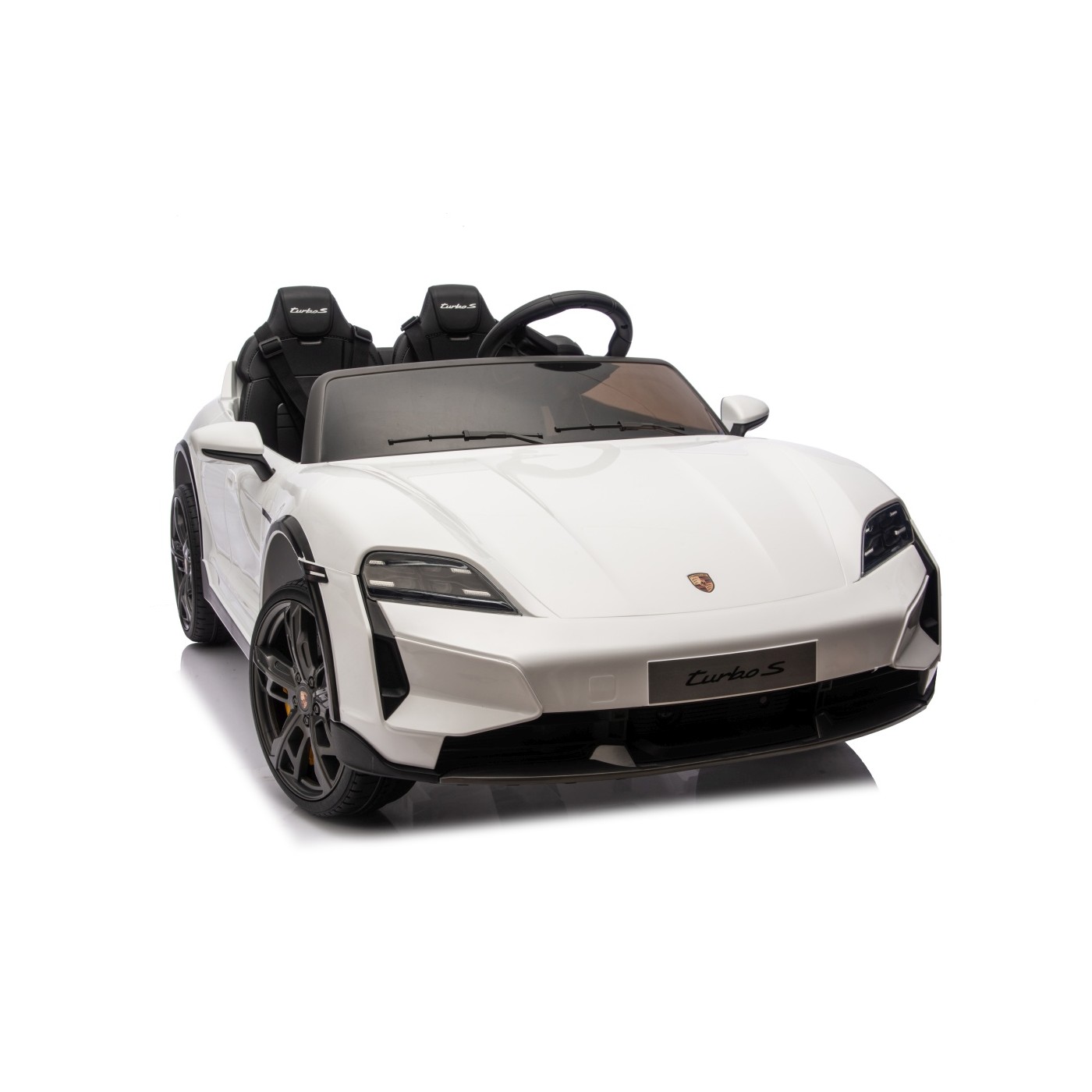 Vehicle Porsche Taycan Turbo S White