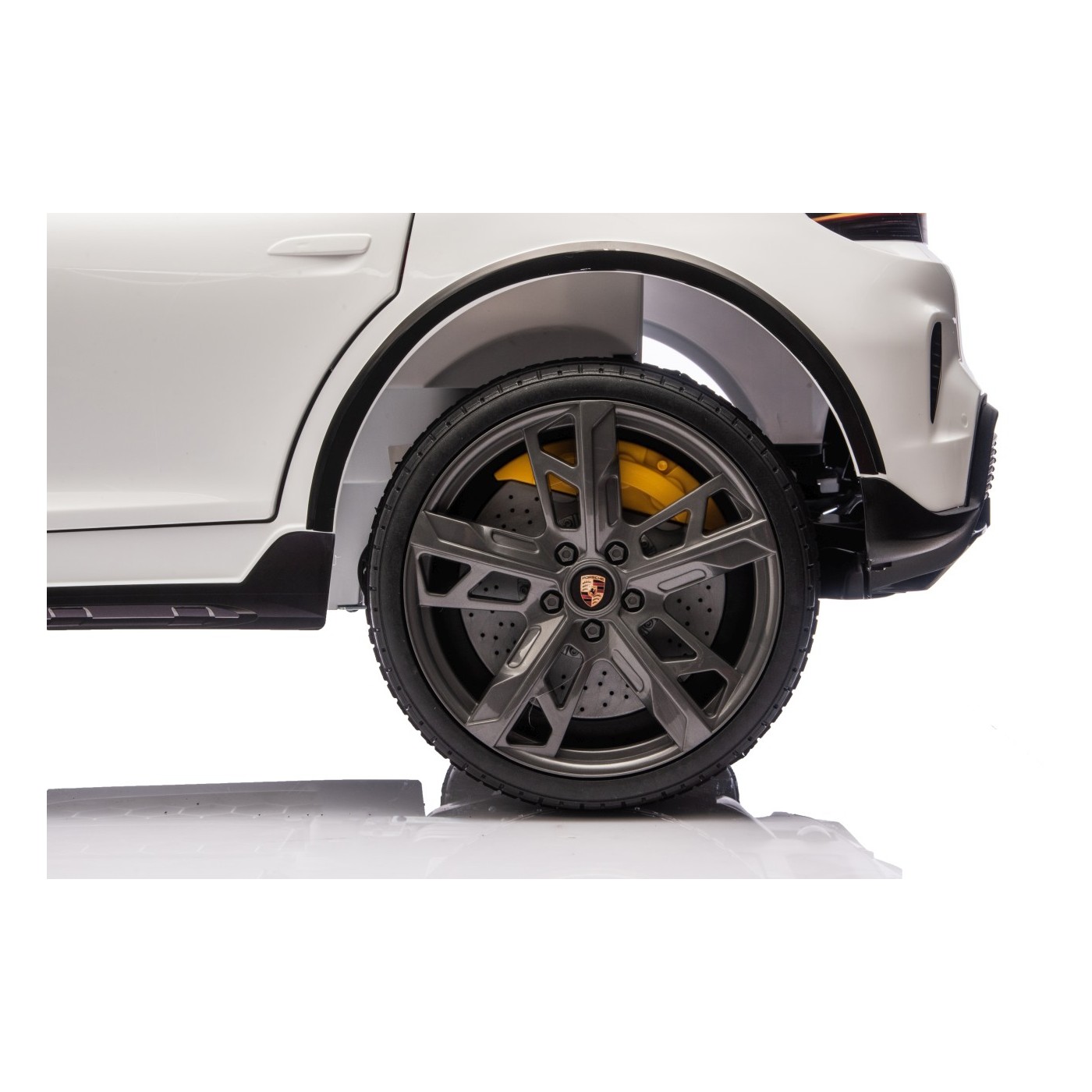Vehicle Porsche Taycan Turbo S White