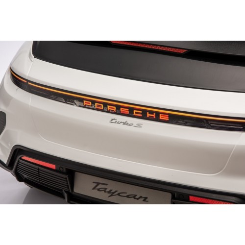Vehicle Porsche Taycan Turbo S White