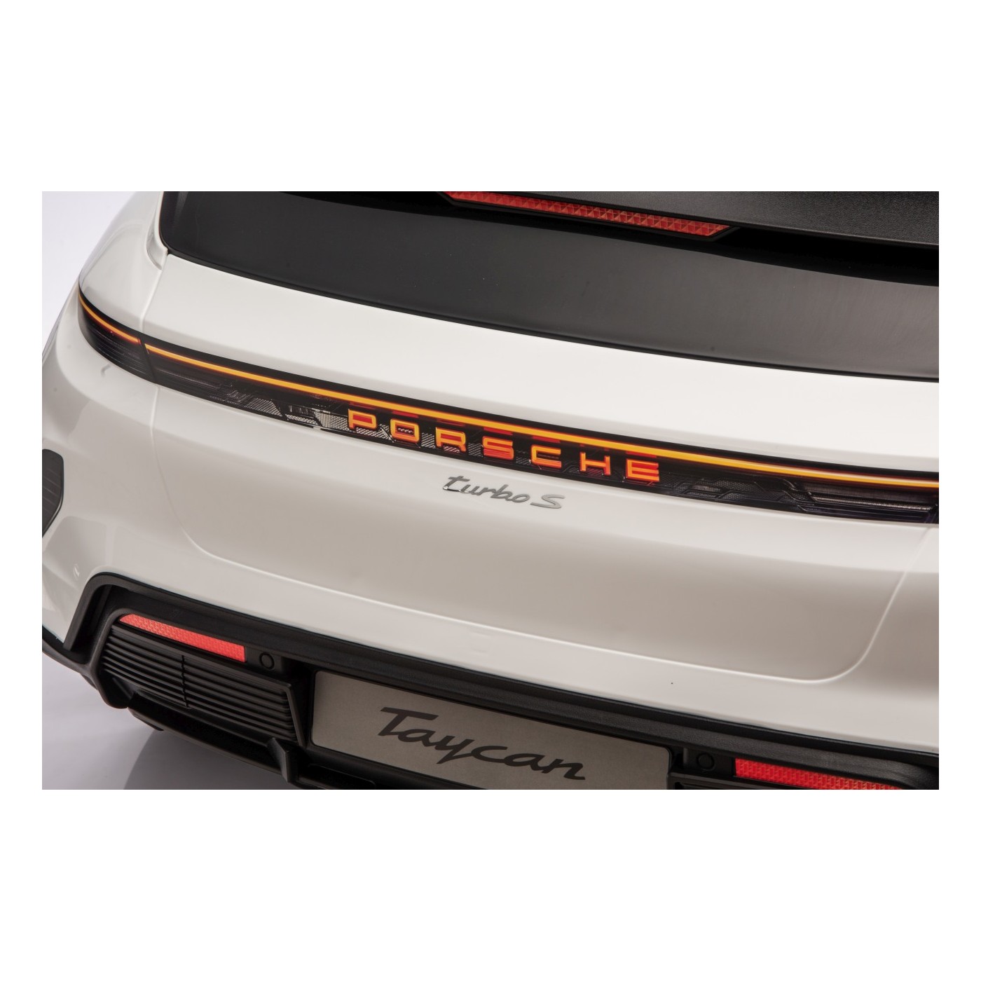 Vehicle Porsche Taycan Turbo S White