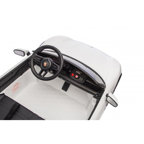 Vehicle Porsche Taycan Turbo S White