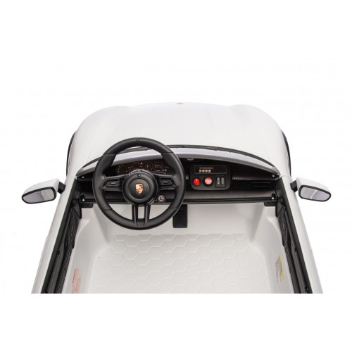 Vehicle Porsche Taycan Turbo S White