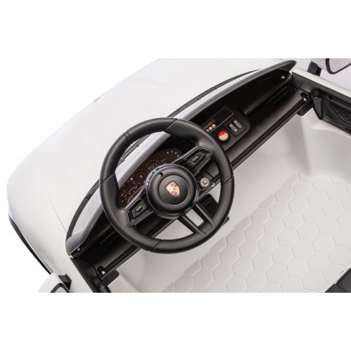 Vehicle Porsche Taycan Turbo S White