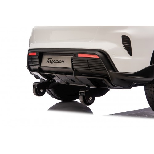 Vehicle Porsche Taycan Turbo S White