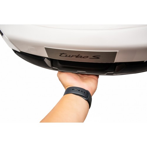 Vehicle Porsche Taycan Turbo S White