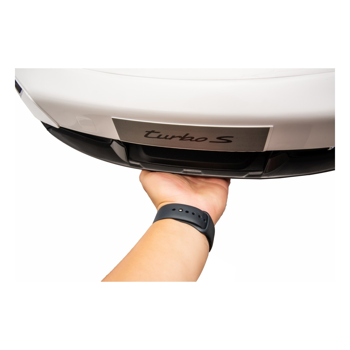 Vehicle Porsche Taycan Turbo S White