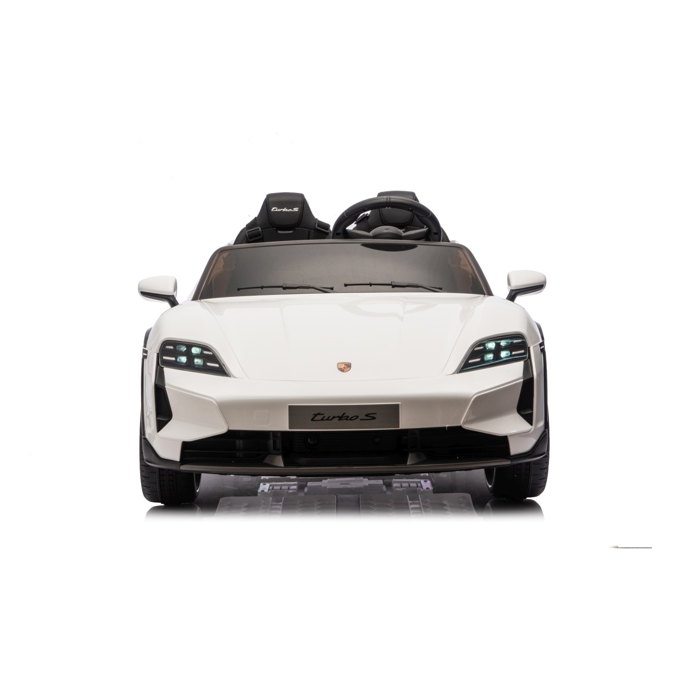 Vehicle Porsche Taycan Turbo S White