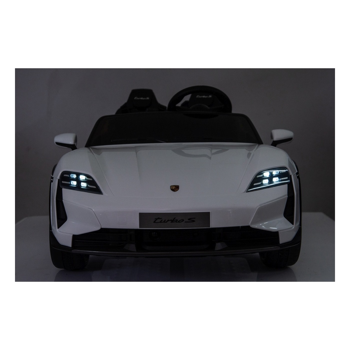 Vehicle Porsche Taycan Turbo S White