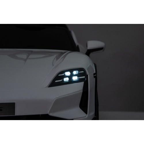 Vehicle Porsche Taycan Turbo S White