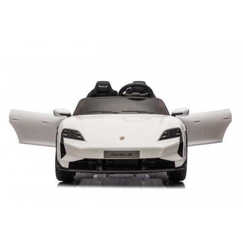 Vehicle Porsche Taycan Turbo S White