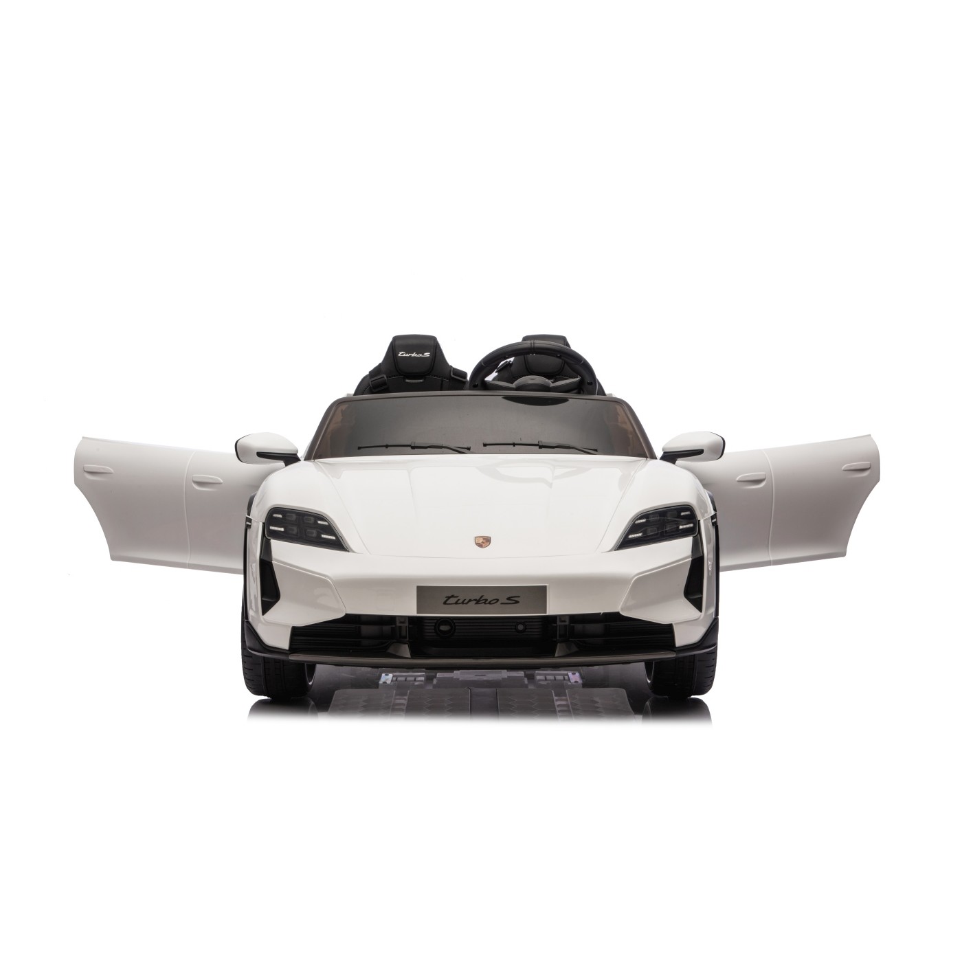 Vehicle Porsche Taycan Turbo S White