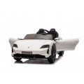 Vehicle Porsche Taycan Turbo S White