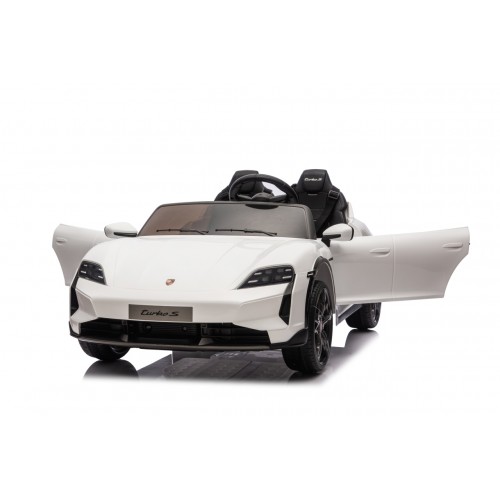 Vehicle Porsche Taycan Turbo S White