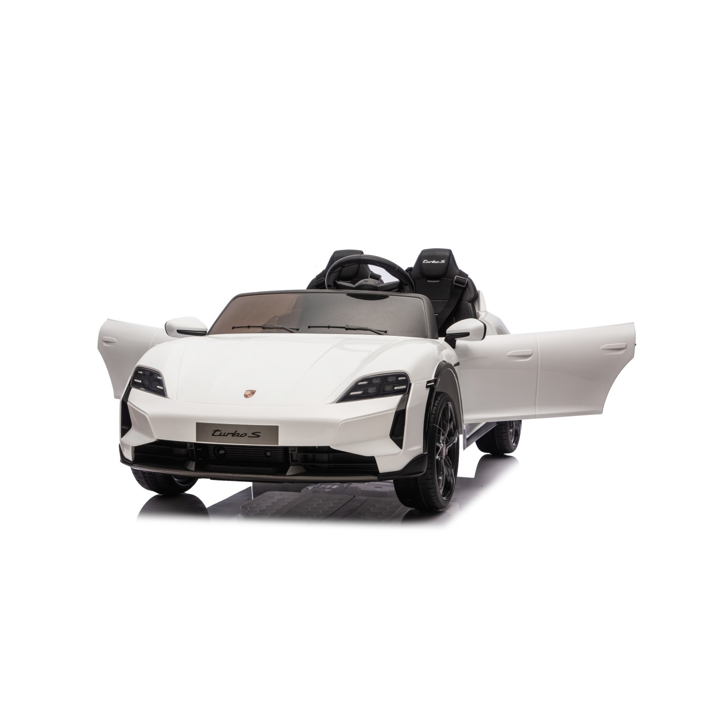 Vehicle Porsche Taycan Turbo S White