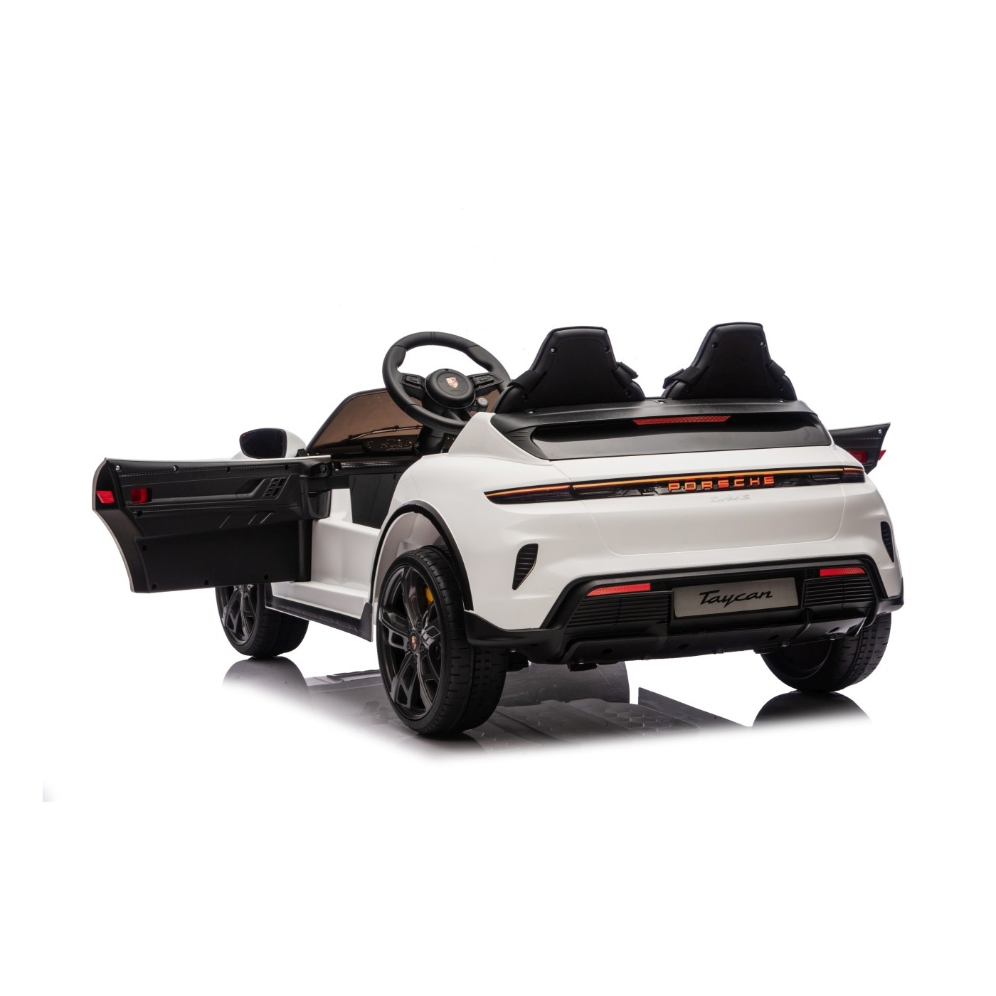 Vehicle Porsche Taycan Turbo S White