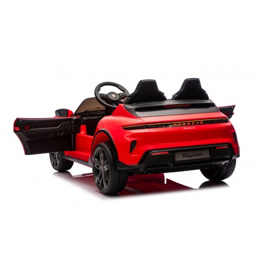 Vehicle Porsche Taycan Turbo S Red
