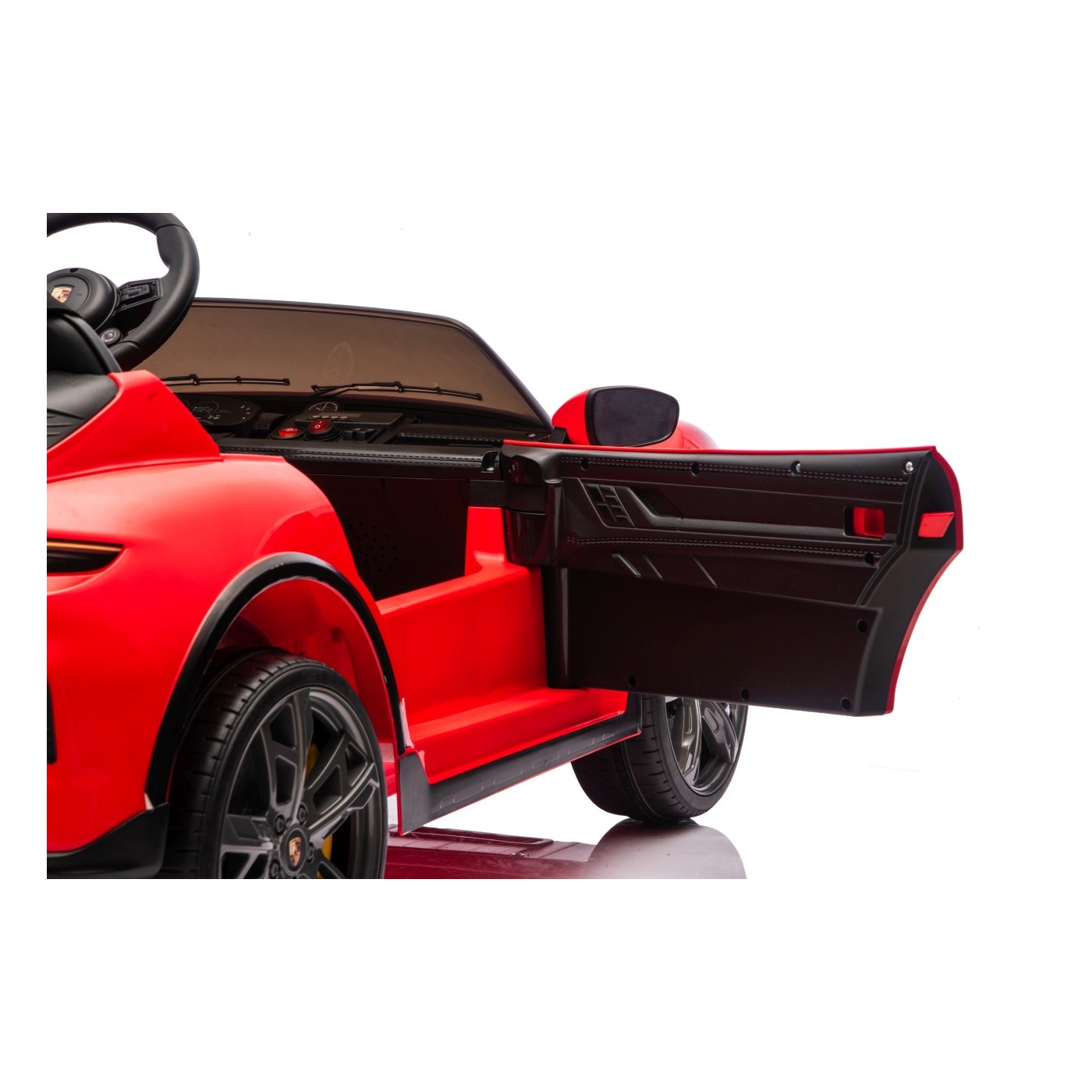 Vehicle Porsche Taycan Turbo S Red