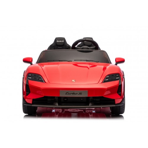 Vehicle Porsche Taycan Turbo S Red