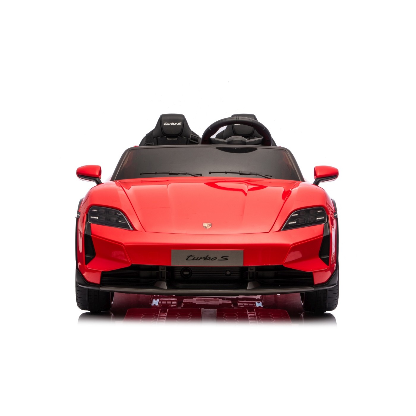 Vehicle Porsche Taycan Turbo S Red