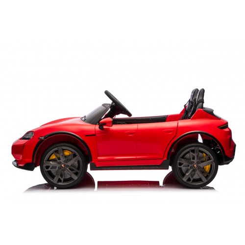 Vehicle Porsche Taycan Turbo S Red