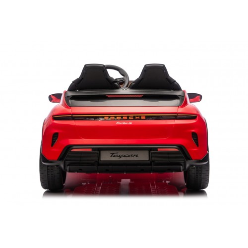 Vehicle Porsche Taycan Turbo S Red