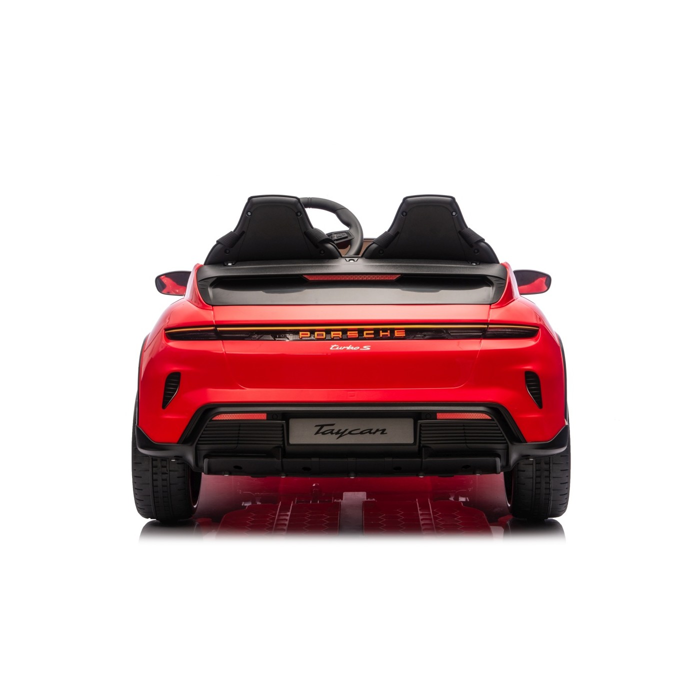 Vehicle Porsche Taycan Turbo S Red