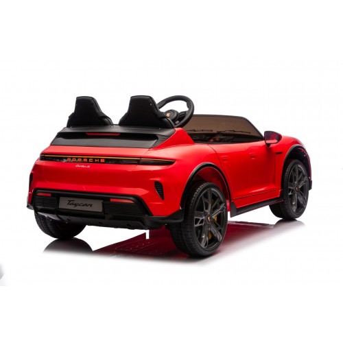 Vehicle Porsche Taycan Turbo S Red