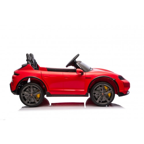 Vehicle Porsche Taycan Turbo S Red