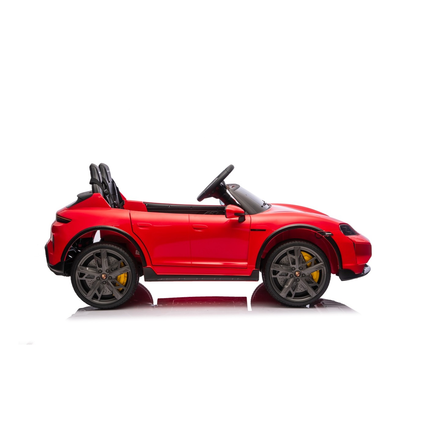 Vehicle Porsche Taycan Turbo S Red