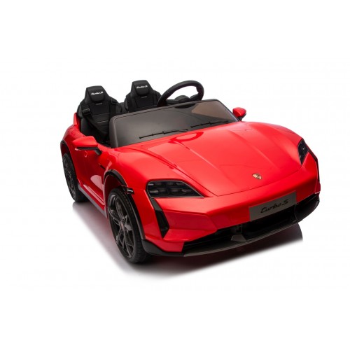 Vehicle Porsche Taycan Turbo S Red