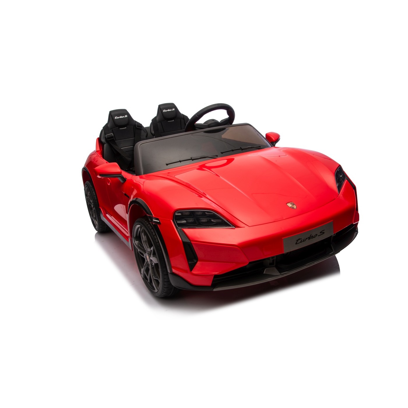 Vehicle Porsche Taycan Turbo S Red