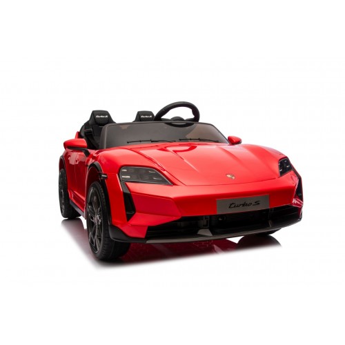 Vehicle Porsche Taycan Turbo S Red