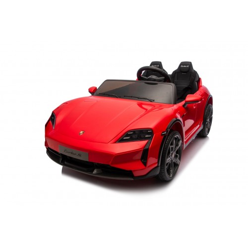 Vehicle Porsche Taycan Turbo S Red