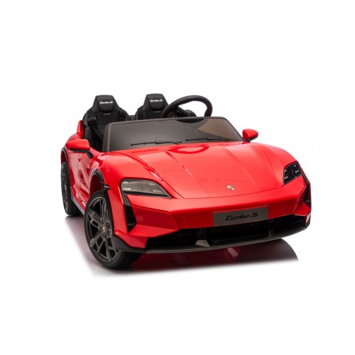 Vehicle Porsche Taycan Turbo S Red