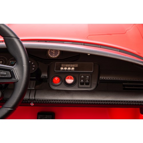 Vehicle Porsche Taycan Turbo S Red