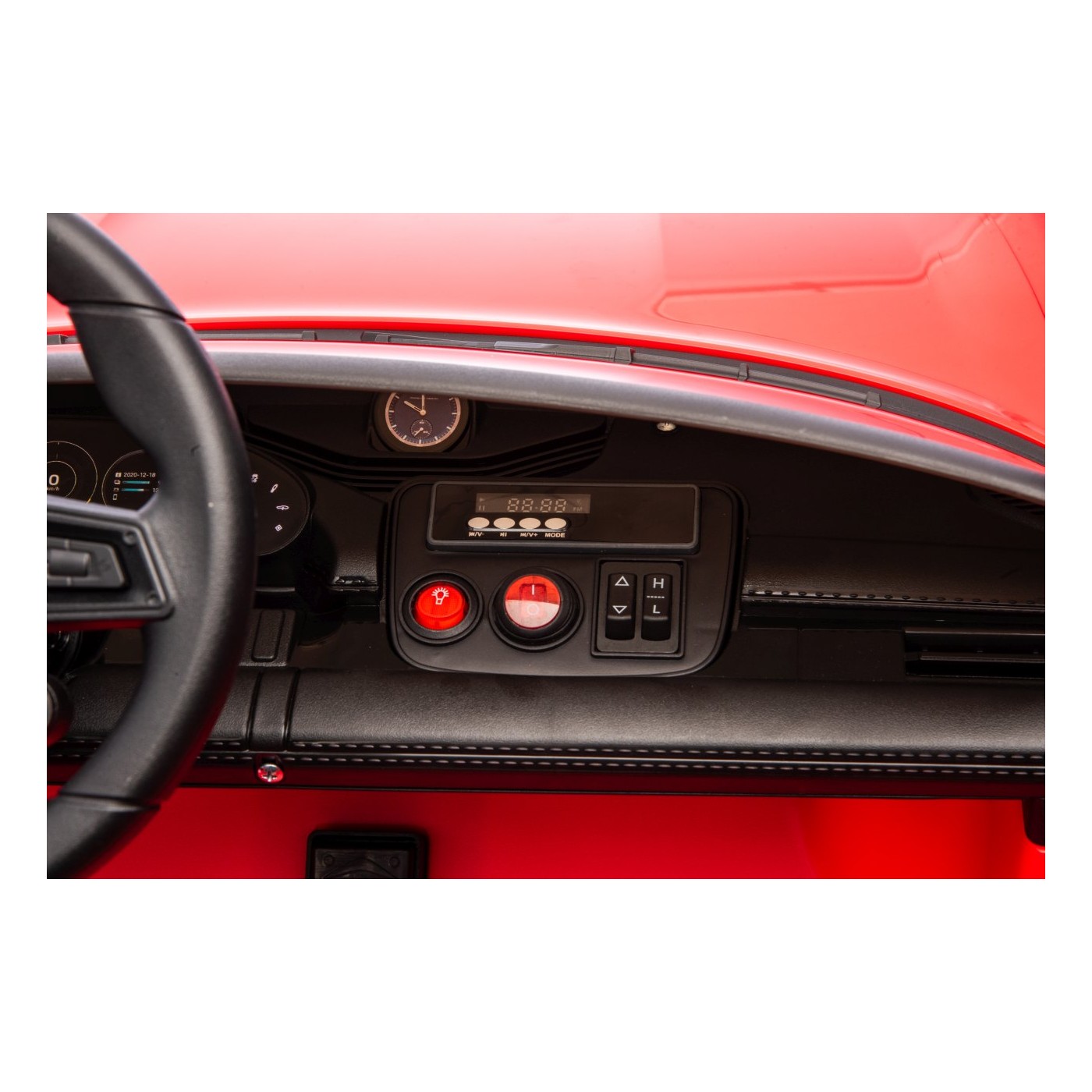 Vehicle Porsche Taycan Turbo S Red