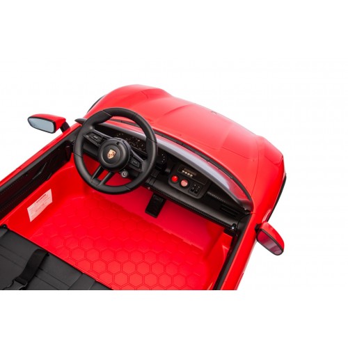 Vehicle Porsche Taycan Turbo S Red