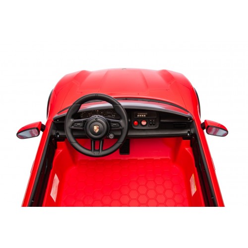 Vehicle Porsche Taycan Turbo S Red