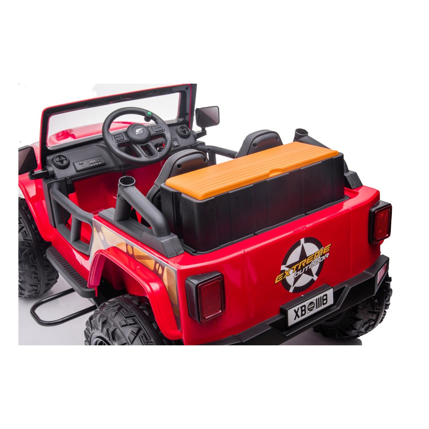 Jeep Monster Red Vehicle