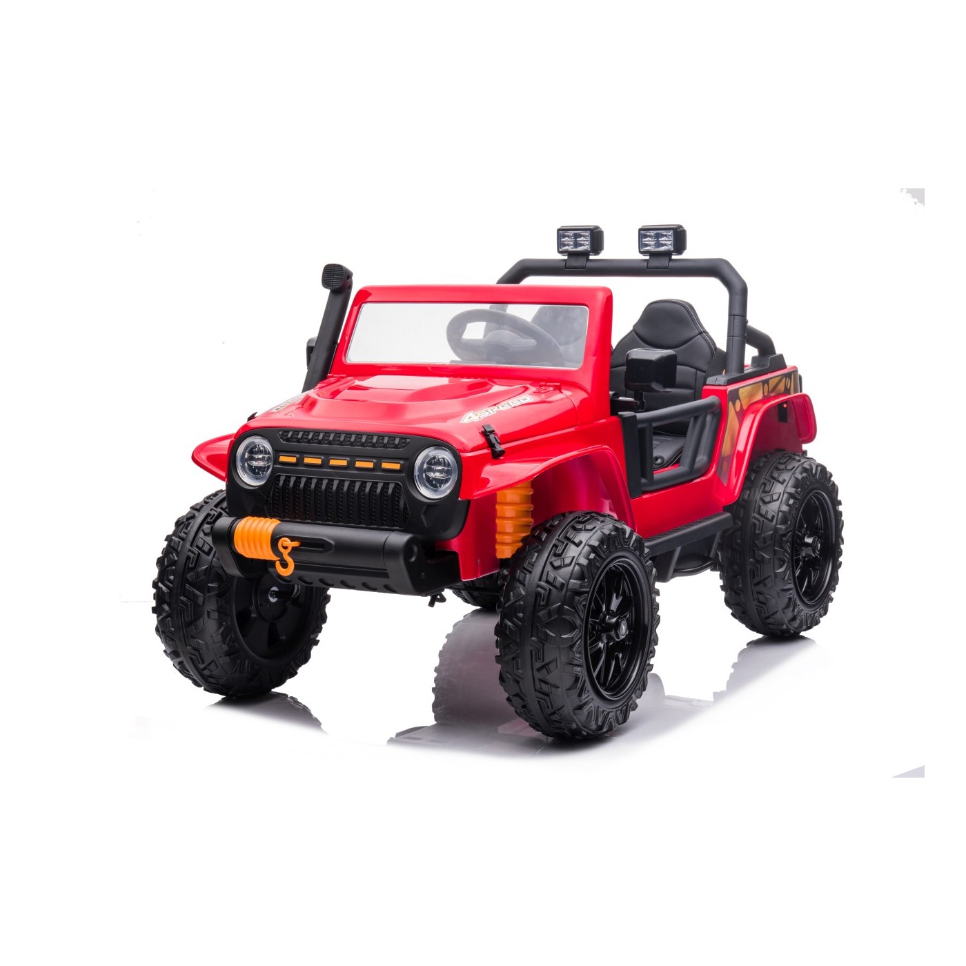 Jeep Monster Red Vehicle