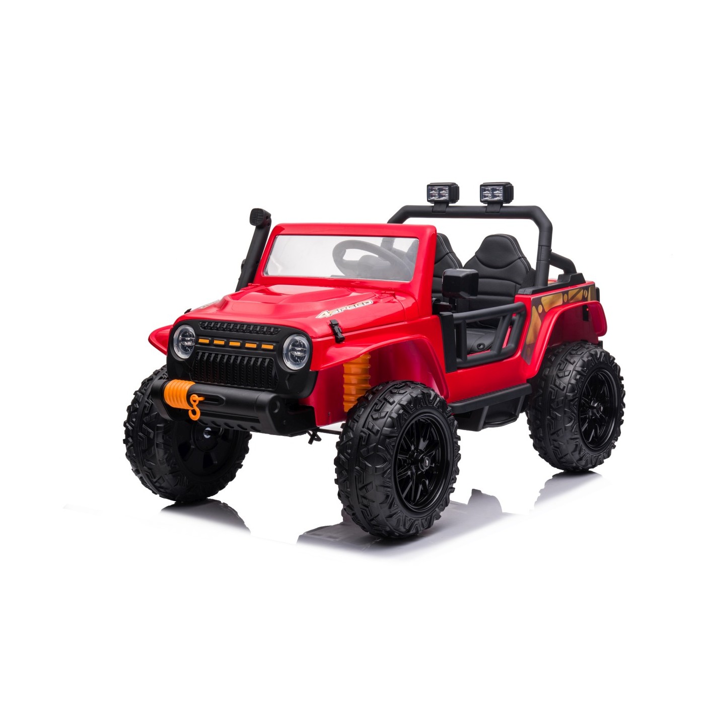 Jeep Monster Red Vehicle