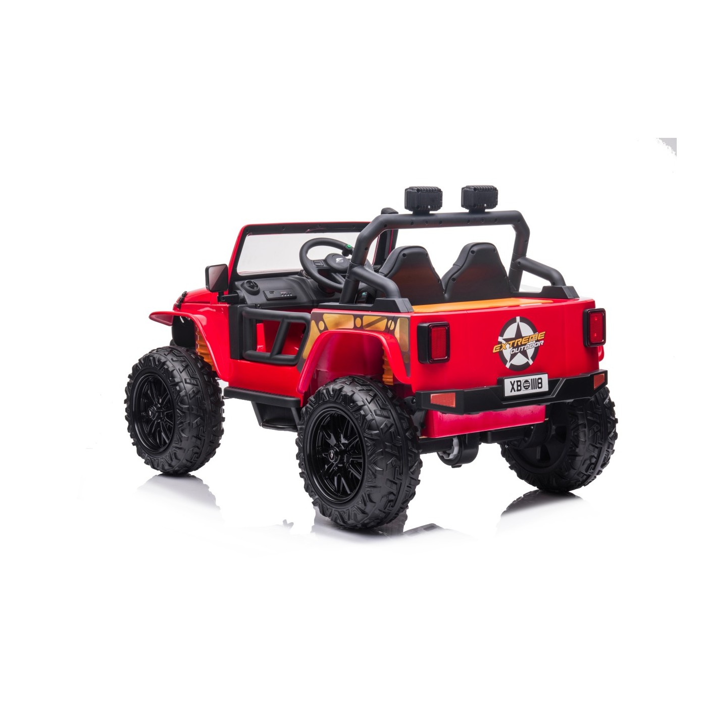 Jeep Monster Red Vehicle