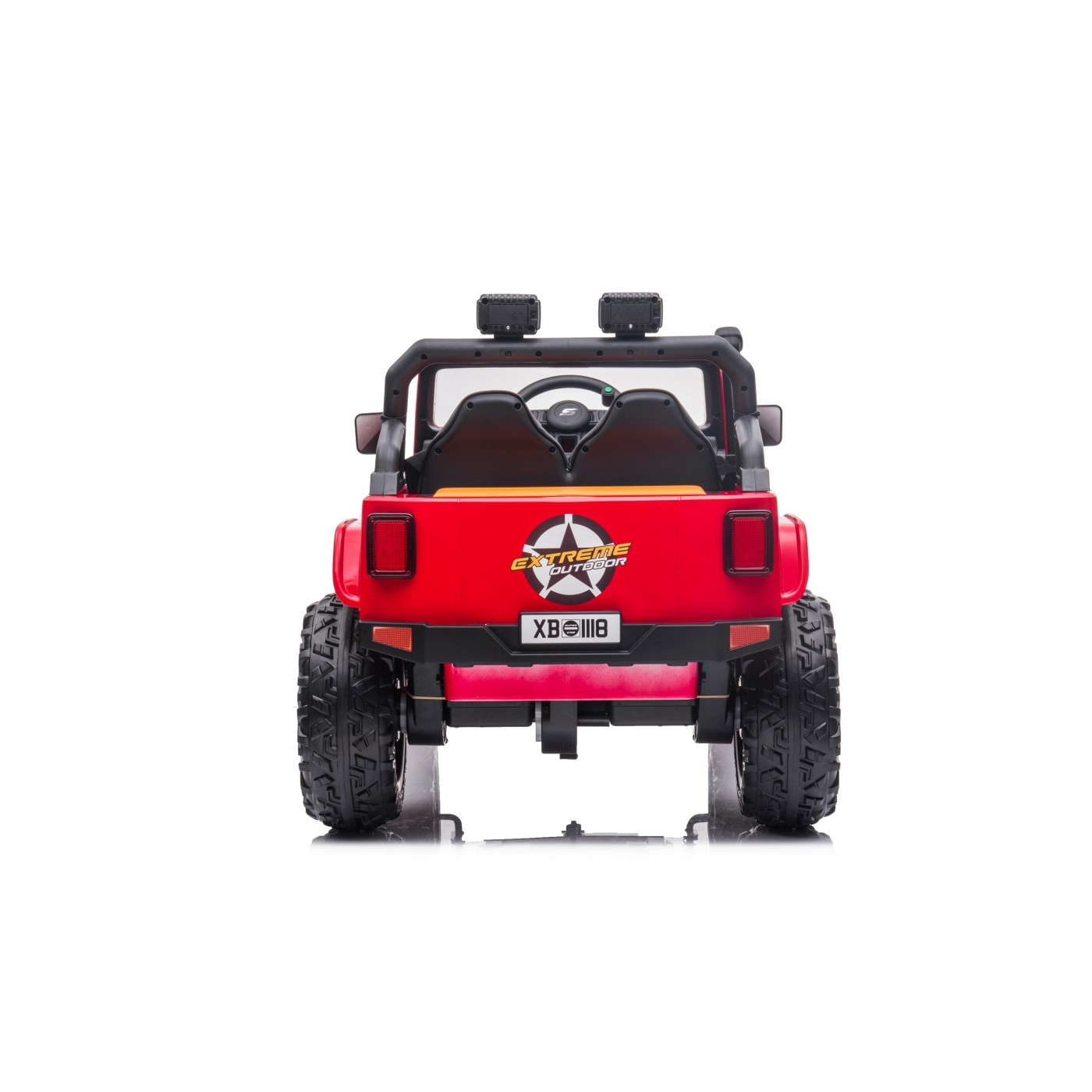 Jeep Monster Red Vehicle