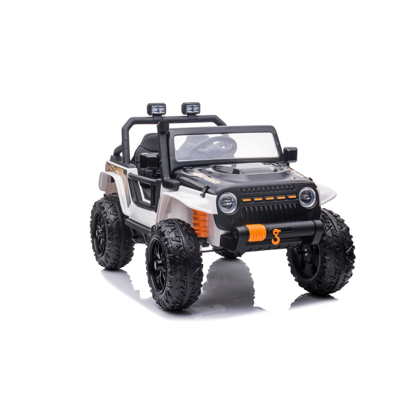 Jeep Monster Vehicle White