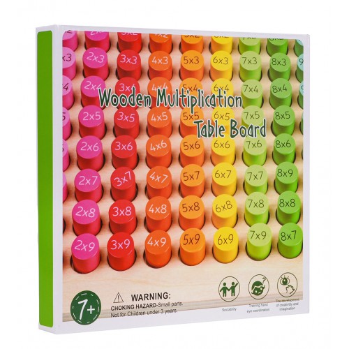 Wooden Multiplication Table