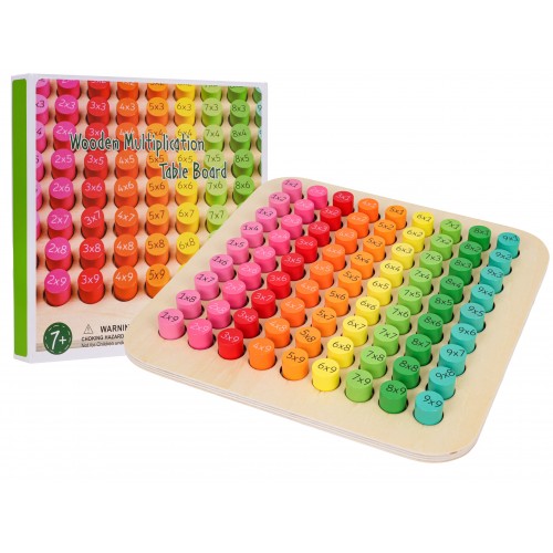 Wooden Multiplication Table