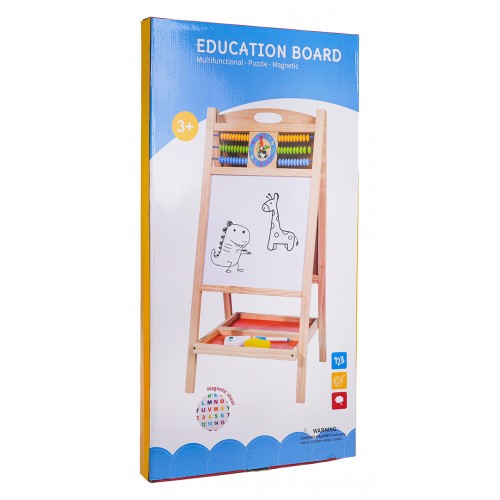 Wooden Board with Abacus + Accessories